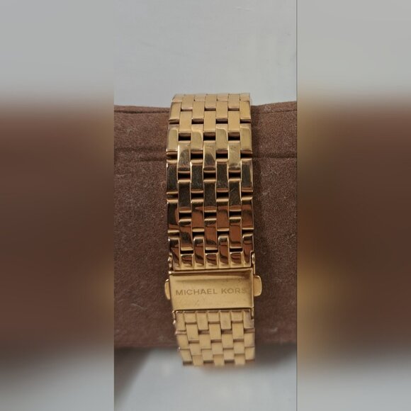 Michael Kors Darci Three-Hand Rose Gold-Tone Women's Watch MK3192 Quartz 7 Inch - Picture 6 of 16